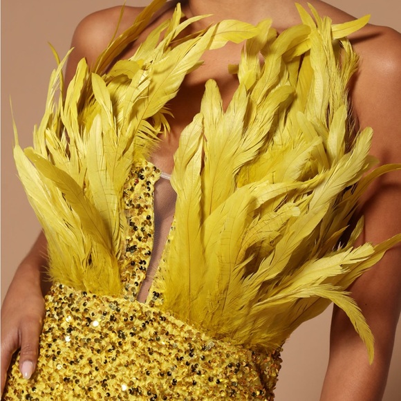 Fashion Nova Luxe Velvet Sequin Maxi Dress - Picture 4 of 15